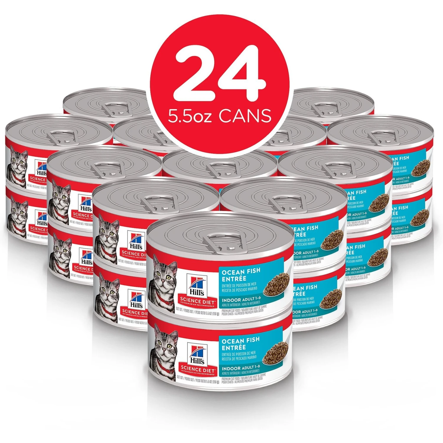 Hill's Science Diet Adult Indoor Ocean Fish Entree Canned Cat Food 5 Hill's Science Diet Adult Indoor Ocean Fish Entree Canned Cat Food - Image 3