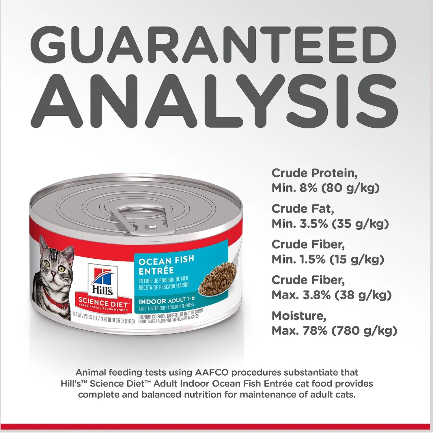 Hill's Science Diet Adult Indoor Ocean Fish Entree Canned Cat Food 9 Hill's Science Diet Adult Indoor Ocean Fish Entree Canned Cat Food - Image 7