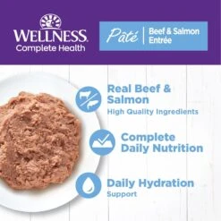 Wellness Complete Health Beef & Salmon Formula Grain-Free Canned Cat Food 11 Wellness Complete Health Beef & Salmon Formula Grain-Free Canned Cat Food -Furry Friends 49261 PT2. AC SS1800 V1666649377