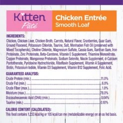 Wellness Complete Health Kitten Chicken Entree Recipe Natural Canned Cat Food -Furry Friends 49274 PT5. AC SS1800 V1690904769
