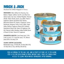 Weruva Mack & Jack With Mackerel & Grilled Skipjack Grain-Free Canned Cat Food -Furry Friends 49303 PT3. AC SS1800 V1643071005