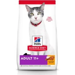 Hill's Science Diet Adult 11+ Chicken Recipe Dry Cat Food