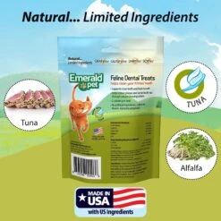 Emerald Pet Feline Dental Tuna Grain-Free Cat Treats -Furry Friends 50628 PT5. AC SS1800 V1667597605