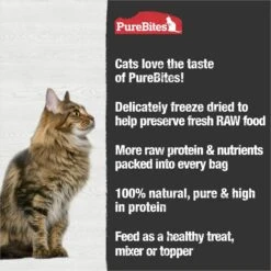 PureBites Chicken Breast Freeze-Dried Raw Cat Treats -Furry Friends 50739 PT4. AC SS1800 V1677619045