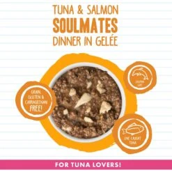 BFF Tuna & Salmon Soulmates Dinner In Gelee Canned Cat Food -Furry Friends 50887 PT2. AC SS1800 V1644912384