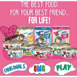 BFF Tuna & Salmon Soulmates Dinner In Gelee Canned Cat Food -Furry Friends 50887 PT4. AC SS1800 V1644903383