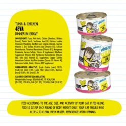BFF Tuna & Chicken 4-Eva Dinner In Gravy Canned Cat Food 17 BFF Tuna & Chicken 4-Eva Dinner In Gravy Canned Cat Food -Furry Friends 50888 PT6. AC SS1800 V1644905182