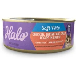 Halo Chicken, Shrimp & Crab In Broth Grain-Free Adult Wet Cat Food