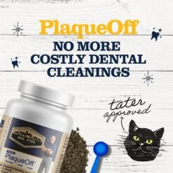 Dr. Pol ProDen PlaqueOff Powder Cat Dental Care, 40-g -Furry Friends 510654 PT2. AC SS1800 V1648697189