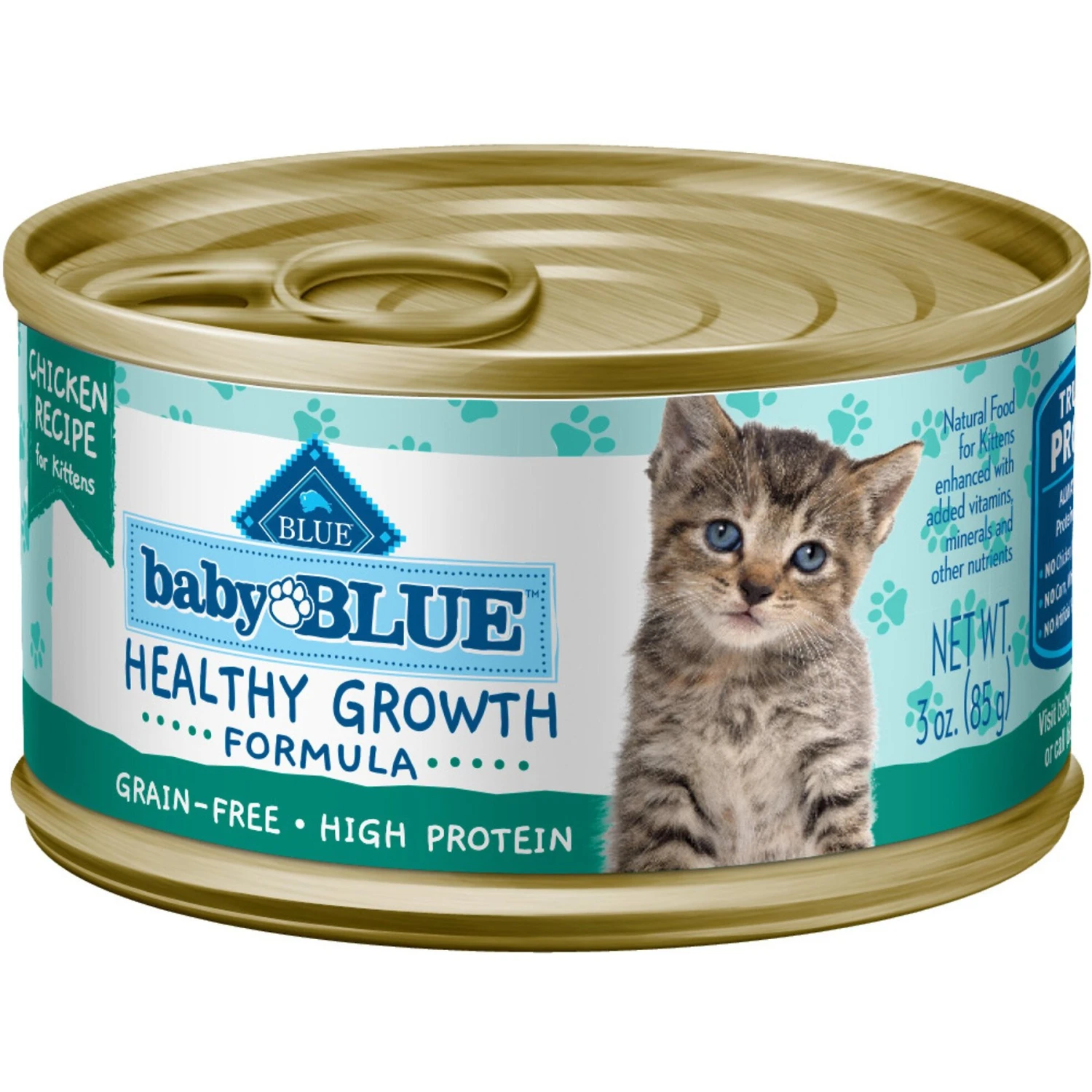 Blue Buffalo Baby Blue Healthy Growth Formula Grain-Free High Protein Chicken Recipe Kitten Wet Food, 3-oz Cans, Case Of 24 & Blue Buffalo Baby Blue Healthy Growth Formula Grain-Free High Protein Salmon Recipe Kitten Wet Food, 3-oz Cans, Case Of 24 8 Blue Buffalo Baby Blue Healthy Growth Formula Grain-Free High Protein Chicken Recipe Kitten Wet Food, 3-oz Cans, Case Of 24 & Blue Buffalo Baby Blue Healthy Growth Formula Grain-Free High Protein Salmon Recipe Kitten Wet Food, 3-oz Cans, Case Of 24 - Image 6