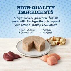 Blue Buffalo Baby Blue Healthy Growth Formula Grain-Free High Protein Chicken Recipe Kitten Wet Food, 3-oz Cans, Case Of 24 & Blue Buffalo Baby Blue Healthy Growth Formula Grain-Free High Protein Salmon Recipe Kitten Wet Food, 3-oz Cans, Case Of 24 18 Blue Buffalo Baby Blue Healthy Growth Formula Grain-Free High Protein Chicken Recipe Kitten Wet Food, 3-oz Cans, Case Of 24 & Blue Buffalo Baby Blue Healthy Growth Formula Grain-Free High Protein Salmon Recipe Kitten Wet Food, 3-oz Cans, Case Of 24 -Furry Friends 515078 PT7. AC SS1800 V1649344309