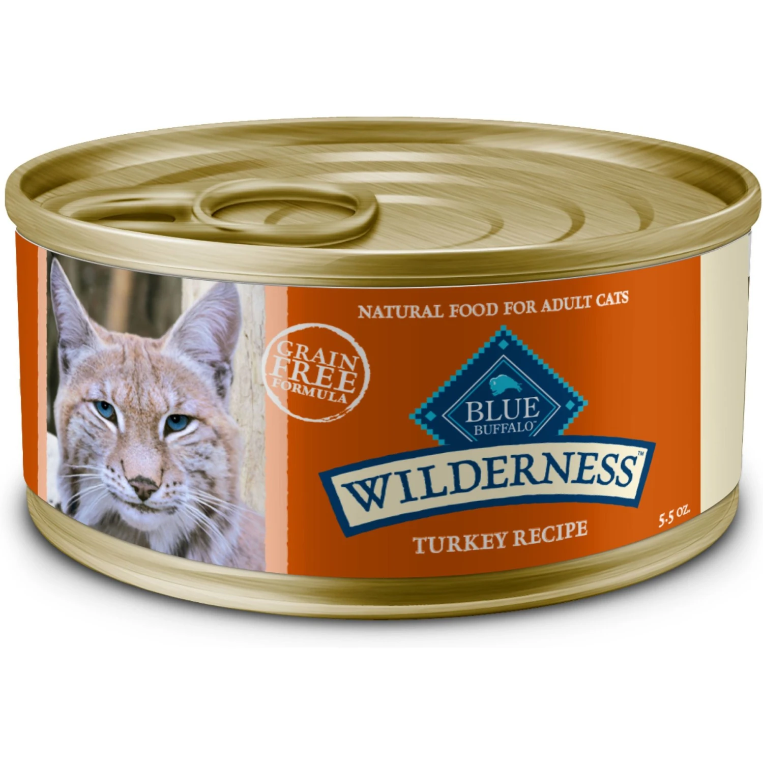 Blue Buffalo Wilderness Turkey Grain-Free Canned Cat Food 3 Blue Buffalo Wilderness Turkey Grain-Free Canned Cat Food