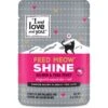 I And Love And You Feed Meow Shine Salmon & Tuna Grain-Free Chunks In Gravy Wet Cat Food, 3-oz Pouch, Case Of 24 -Furry Friends 517318 MAIN. AC SS1800 V1657658362