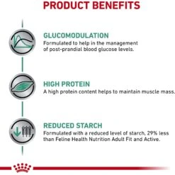 Royal Canin Veterinary Diet Adult Glycobalance Dry Cat Food -Furry Friends 52026 PT5. AC SS1800 V1589213772