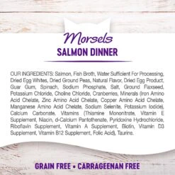 Wellness Cubed Salmon Dinner Morsels In Gravy Grain-Free Canned Cat Food 12 Wellness Cubed Salmon Dinner Morsels In Gravy Grain-Free Canned Cat Food -Furry Friends 52113 PT3. AC SS1800 V1636522071