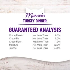 Wellness Morsels Turkey Dinner Cubes In Rich Gravy Grain-Free Canned Cat Food 16 Wellness Morsels Turkey Dinner Cubes In Rich Gravy Grain-Free Canned Cat Food -Furry Friends 52121 PT6. AC SS1800 V1695827002