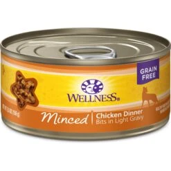 Wellness Minced Chicken Dinner Grain-Free Canned Cat Food