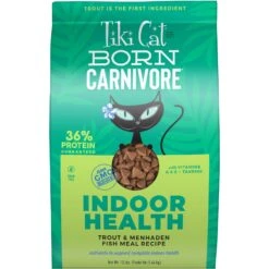 Tiki Cat Born Carnivore Grain-Free Trout & Menhaden Fish Meal Recipe Dry Cat Food