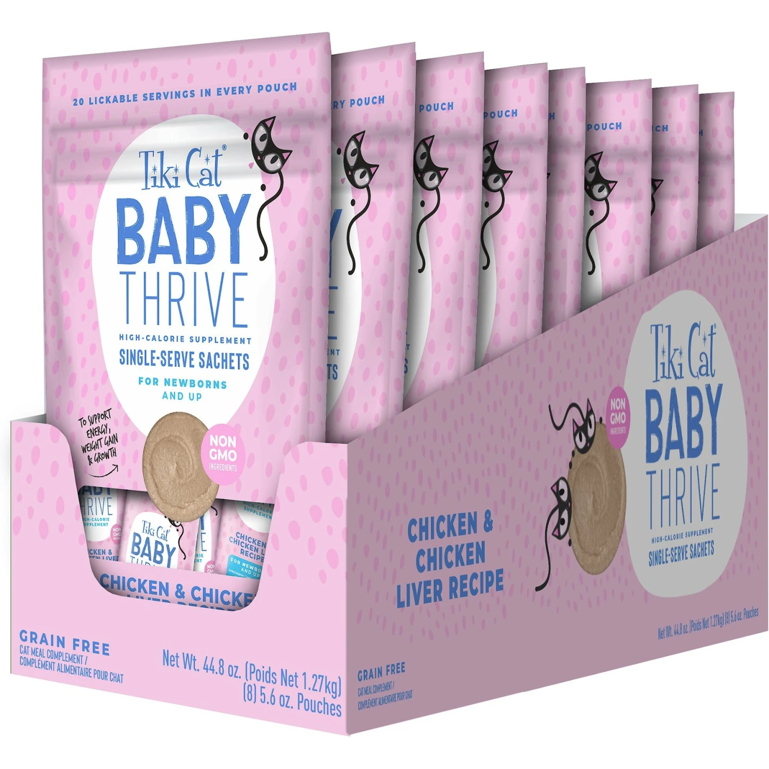 Tiki Cat Baby Thrive Grain-Free Chicken & Chicken Liver Recipe Wet Cat Food 4 Tiki Cat Baby Thrive Grain-Free Chicken & Chicken Liver Recipe Wet Cat Food - Image 2