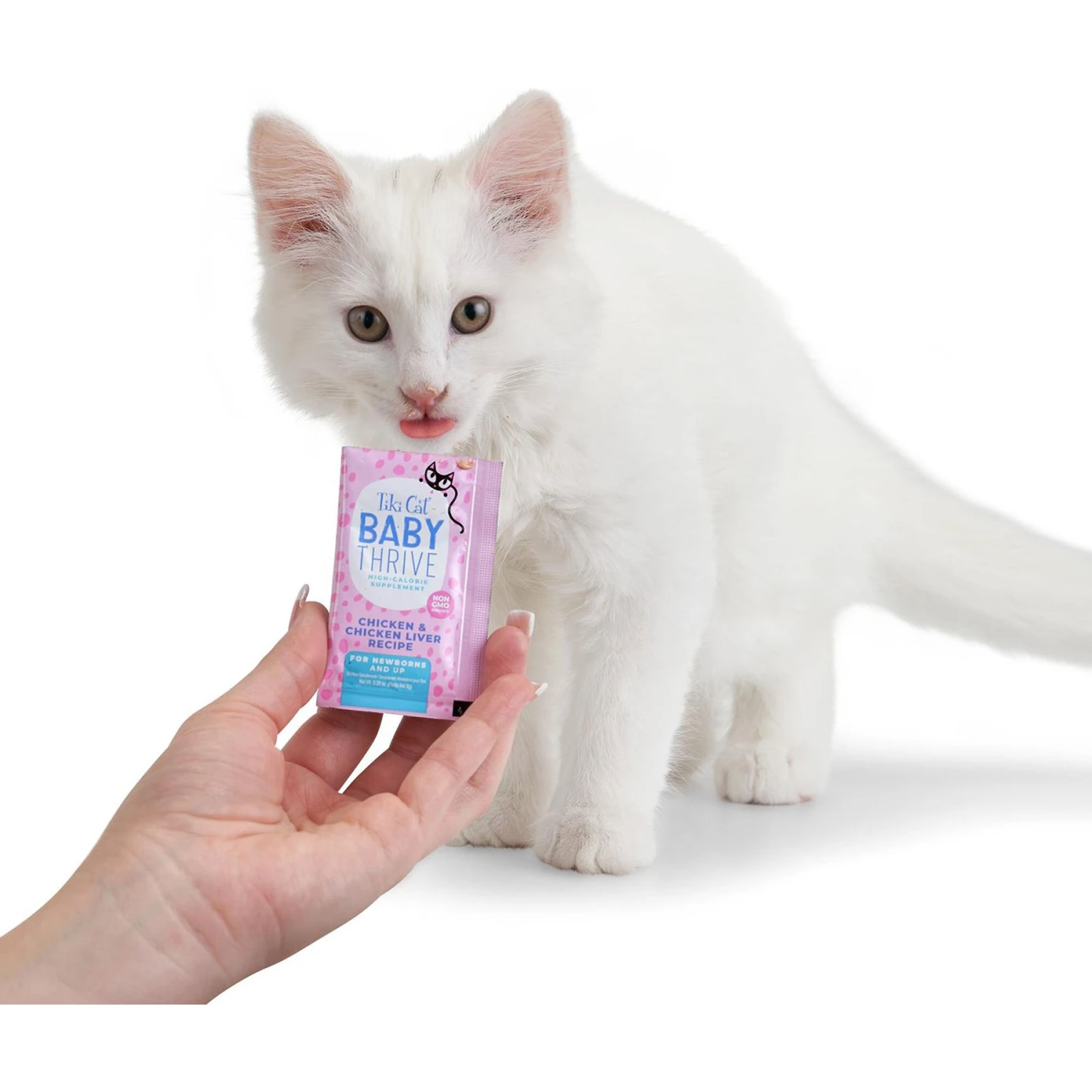 Tiki Cat Baby Thrive Grain-Free Chicken & Chicken Liver Recipe Wet Cat Food 9 Tiki Cat Baby Thrive Grain-Free Chicken & Chicken Liver Recipe Wet Cat Food - Image 7