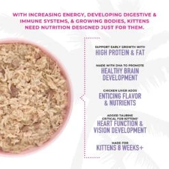 Tiki Cat Baby Grain-Free Chicken & Egg Recipe Wet Cat Food, 2.4-oz Can, Case Of 12 -Furry Friends 526142 PT4. AC SS1800 V1651540598