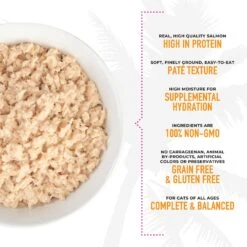 Tiki Cat Luau Wild Salmon Pate Wet Cat Food -Furry Friends 526182 PT4. AC SS1800 V1651543028