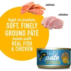 Tiki Cat Luau Wild Salmon & Chicken Pate Wet Cat Food -Furry Friends 526230 PT3. AC SS1800 V1651542722