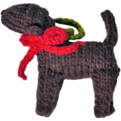 Chilly Dog Chocolate Lab Ornament