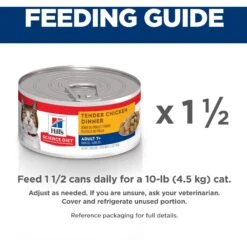 Hill's Science Diet Adult 7+ Tender Chicken Dinner Canned Cat Food 17 Hill's Science Diet Adult 7+ Tender Chicken Dinner Canned Cat Food -Furry Friends 52767 PT6. AC SS1800 V1598151371