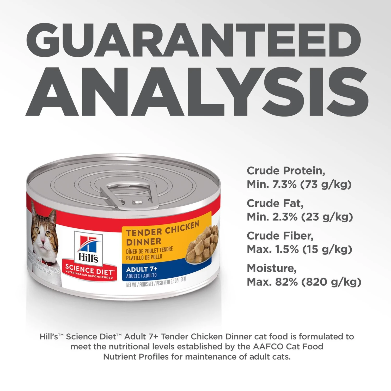 Hill's Science Diet Adult 7+ Tender Chicken Dinner Canned Cat Food 10 Hill's Science Diet Adult 7+ Tender Chicken Dinner Canned Cat Food - Image 8