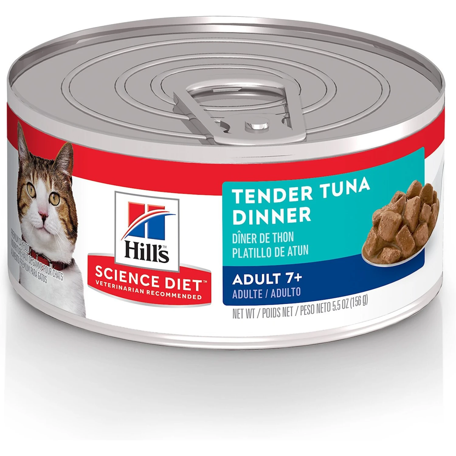 Hill's Science Diet Adult 7+ Tender Tuna Dinner Canned Cat Food 3 Hill's Science Diet Adult 7+ Tender Tuna Dinner Canned Cat Food