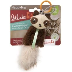 Petlinks HappyNip Sneaky Swinger Bouncy Dangle Plush Raccoon Cat Toy, Brown, Medium 12 Petlinks HappyNip Sneaky Swinger Bouncy Dangle Plush Raccoon Cat Toy, Brown, Medium -Furry Friends 531622 PT4. AC SS1800 V1657658627