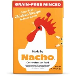 Made By Nacho Cage-Free Chicken Recipe In Bone Broth Minced Wet Cat Food