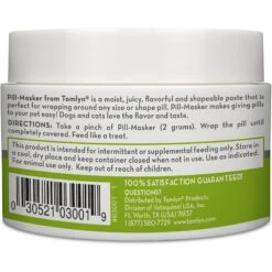 Tomlyn Pill-Masker Peanut Butter Flavor Paste For Dogs & Cats, 6-oz Bottle -Furry Friends 536718 PT1. AC SS1800 V1651550788