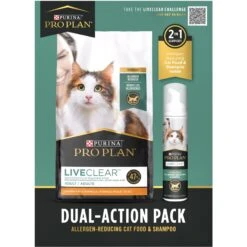Purina Pro Plan LiveClear Cat Starter Kit, 4.89-lb Box