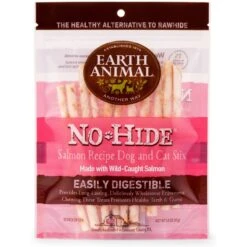 Earth Animal No-Hide Stix Long Lasting Natural Rawhide Alternative Beef Recipe Chew Dog & Cat Treat Sticks + 2 Items -Furry Friends 546886 PT7. AC SS1800 V1698091529