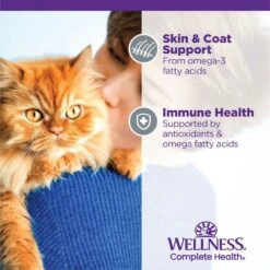 Wellness Complete Health Age Advantage Grain-Free Variety Pack Wet Cat Food, 3-oz Can, Case Of 24 -Furry Friends 548950 PT5. AC SS1800 V1657748946
