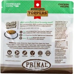 Primal Cupboard Cuts Chicken Grain-Free Freeze-Dried Raw Dog Food Topper -Furry Friends 549990 PT1. AC SS1800 V1677602026