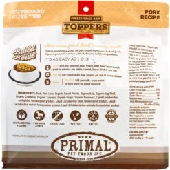 Primal Cupboard Cuts Pork Grain-Free Freeze-Dried Raw Dog Food Topper -Furry Friends 550046 PT1. AC SS1800 V1677597739