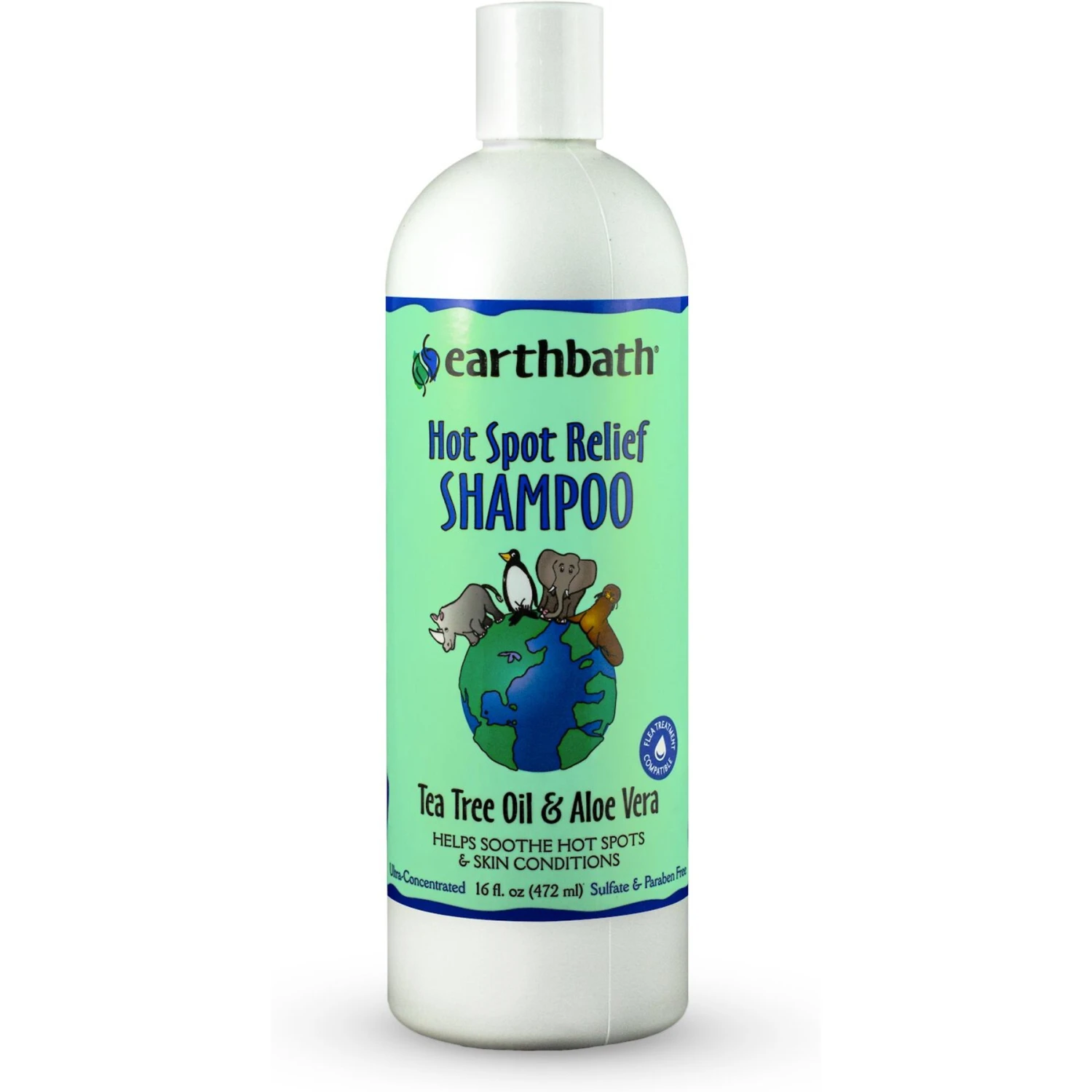 Earthbath Hot Spot Relief Tea Tree & Aloe Dog & Cat Shampoo 3 Earthbath Hot Spot Relief Tea Tree & Aloe Dog & Cat Shampoo