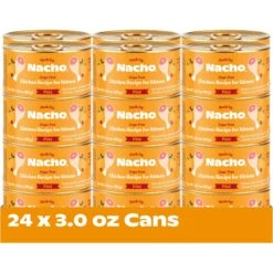 Made By Nacho Chicken Recipe Grain-Free Pate Wet Kitten Food, 3-oz Can, Case Of 24 -Furry Friends 554822 PT2. AC SS1800 V1698959746