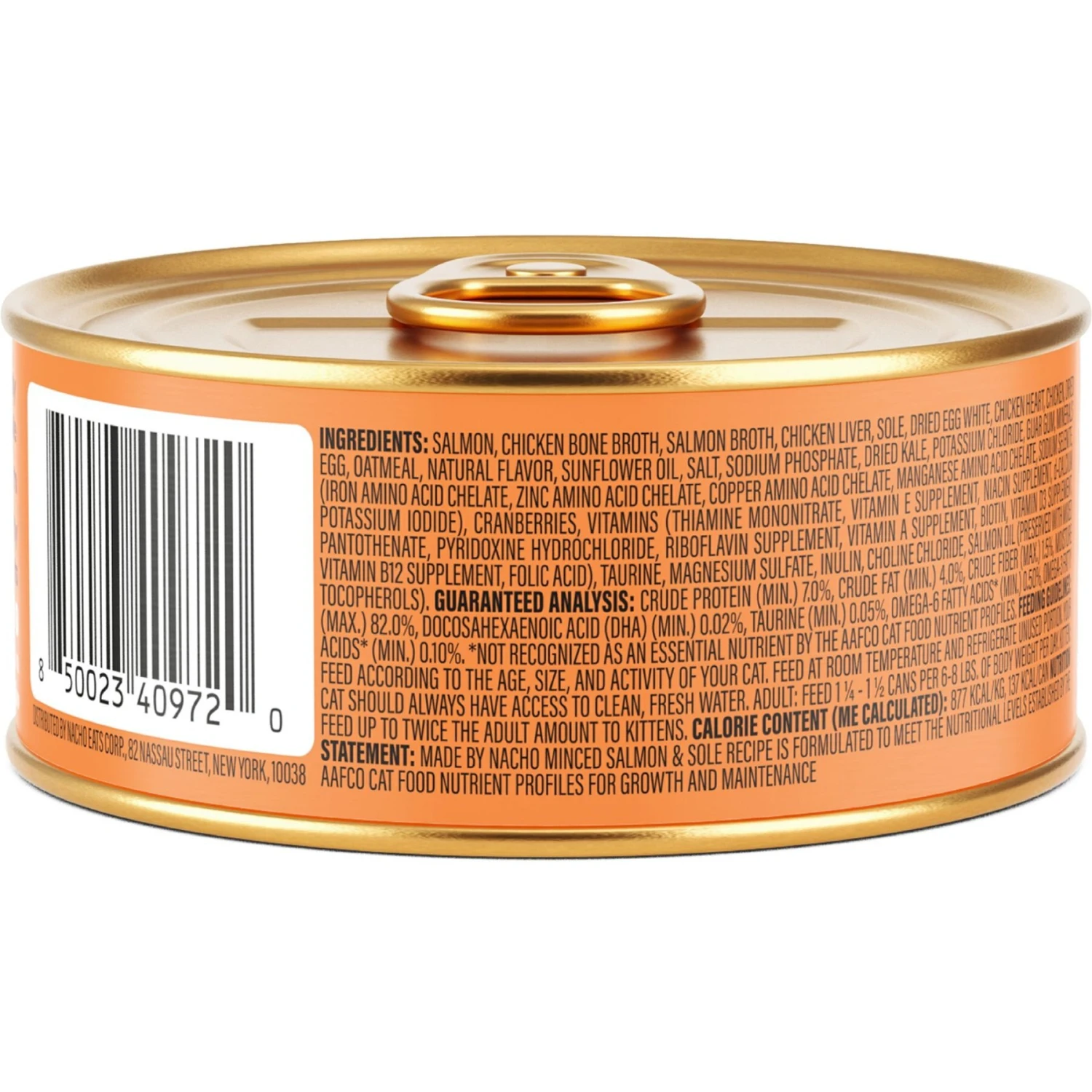 Made By Nacho Sustainably Caught Salmon & Sole Recipe With Bone Broth Minced Wet Cat Food 4 Made By Nacho Sustainably Caught Salmon & Sole Recipe With Bone Broth Minced Wet Cat Food - Image 2