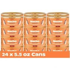 Made By Nacho Sustainably Caught Salmon & Sole Recipe With Bone Broth Minced Wet Cat Food 13 Made By Nacho Sustainably Caught Salmon & Sole Recipe With Bone Broth Minced Wet Cat Food -Furry Friends 554886 PT2. AC SS1800 V1698241534