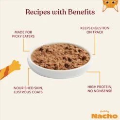 Made By Nacho Cage-Free Turkey & Turkey Liver Recipe Minced Wet Cat Food, 5.5-oz Can, Case Of 24 -Furry Friends 554918 PT3. AC SS1800 V1698247062