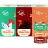 Made By Nacho Chicken, Herring, Salmon & Turkey Variety Pack Grain-Free Pate Wet Cat Food, 5.5-oz Can, Case Of 12 -Furry Friends 554950 MAIN. AC SS1800 V1696538481