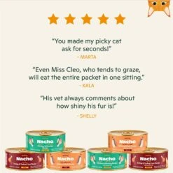 Made By Nacho Chicken, Herring, Salmon & Turkey Variety Pack Grain-Free Pate Wet Cat Food, 5.5-oz Can, Case Of 12 -Furry Friends 554950 PT5. AC SS1800 V1696600856