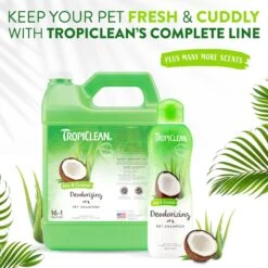 TropiClean Deodorizing Aloe & Coconut Dog & Cat Shampoo 16 TropiClean Deodorizing Aloe & Coconut Dog & Cat Shampoo -Furry Friends 55618 PT7. AC SS1800 V1684415673