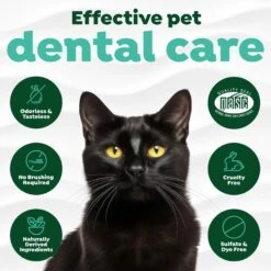 TropiClean Fresh Breath Oral Care Cat Water Additive -Furry Friends 55634 PT4. AC SS1800 V1684607894
