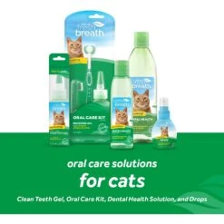 TropiClean Fresh Breath Oral Care Cat Water Additive -Furry Friends 55634 PT8. AC SS1800 V1649737893