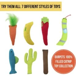 OurPets Catnip 24 Karat Cat Toy -Furry Friends 55678 Pt7. AC SS1800 V1583765089